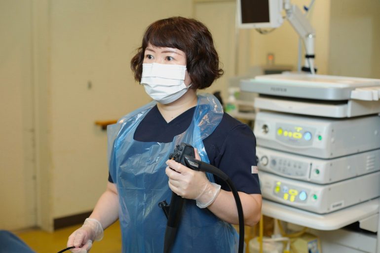 胃カメラ 胃内視鏡検査 女性医師による内視鏡検査 はなぶさ消化器 内視鏡クリニック 串間市 日南市